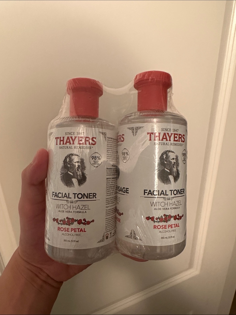 NEW! Thayers Rose Petal Witch Hazel Facial Toner (2 pack)